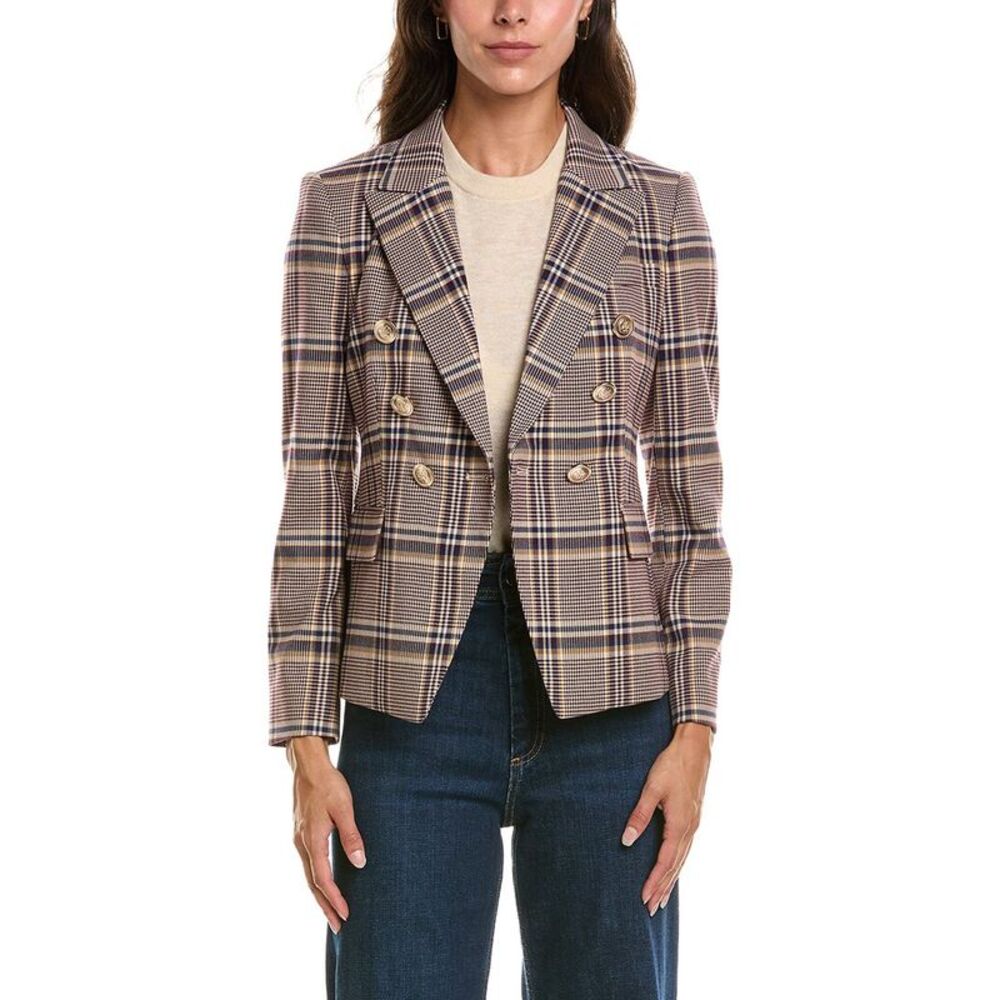 Tahari Asl Womens  Petite Blazer, Brown